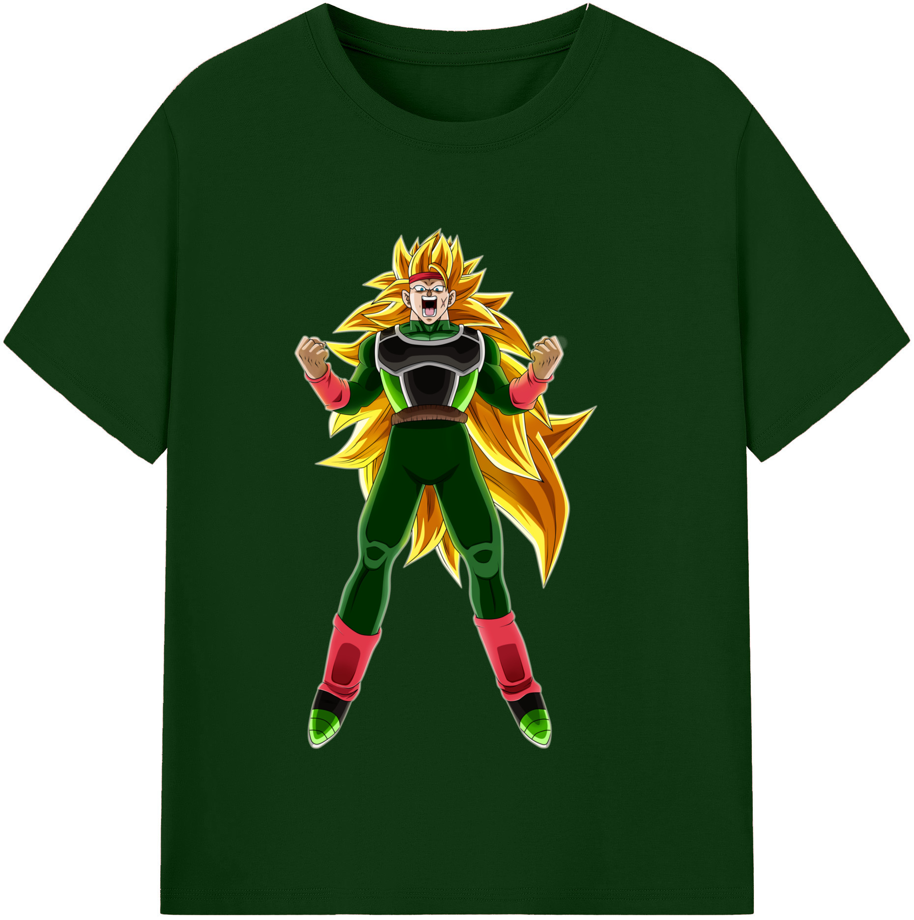 （画像用） ドラゴンボール ブロリー DRAGON BALL Broli 綿100％半袖Tシャツ（フロントプリント）